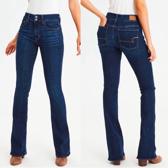 American Eagle Outfitters Denim - EUC American Eagle dark wash boot cut jeans, size 4 short